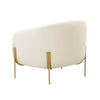 Kandra Cream Velvet Accent Chair by Inspire Me! Home Decor Model: TOV-IHS68627