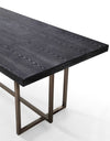Mason Black 79" Rectangular Dining Table Model: TOV-L6138