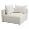 Hangover Cream Performance Boucle Modular Corner Chair Model: TOV-L68787-C