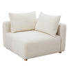 Hangover Cream Performance Boucle Modular Corner Chair Model: TOV-L68787-C