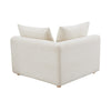Hangover Cream Performance Boucle Modular Corner Chair Model: TOV-L68787-C