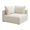 Hangover Cream Performance Linen Modular Corner Chair Model: TOV-L68788-C