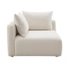 Hangover Cream Performance Linen Modular Corner Chair Model: TOV-L68788-C