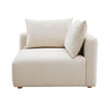 Hangover Cream Performance Linen Modular Corner Chair Model: TOV-L68788-C