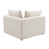 Hangover Cream Performance Linen Modular Corner Chair Model: TOV-L68788-C