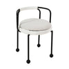 Pansy Cream Outdoor Dining Chair Model: TOV-O18674