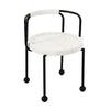 Pansy Cream Outdoor Dining Chair Model: TOV-O18674