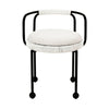 Pansy Cream Outdoor Dining Chair Model: TOV-O18674