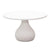 Tulum Ivory Concrete Indoor / Outdoor Round Coffee Table Model: TOV-O44144