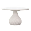 Tulum Ivory Concrete Indoor / Outdoor Round Coffee Table Model: TOV-O44144