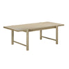 Gata Light Teak Outdoor 87" Rectangular Dining Table Model: TOV-O54272