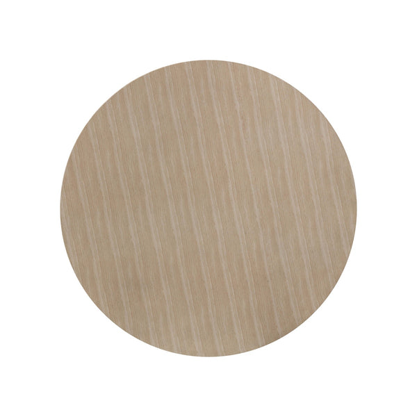Patti Textured Faux Travertine Indoor / Outdoor 55" Round Dining Table Model: TOV-O54276