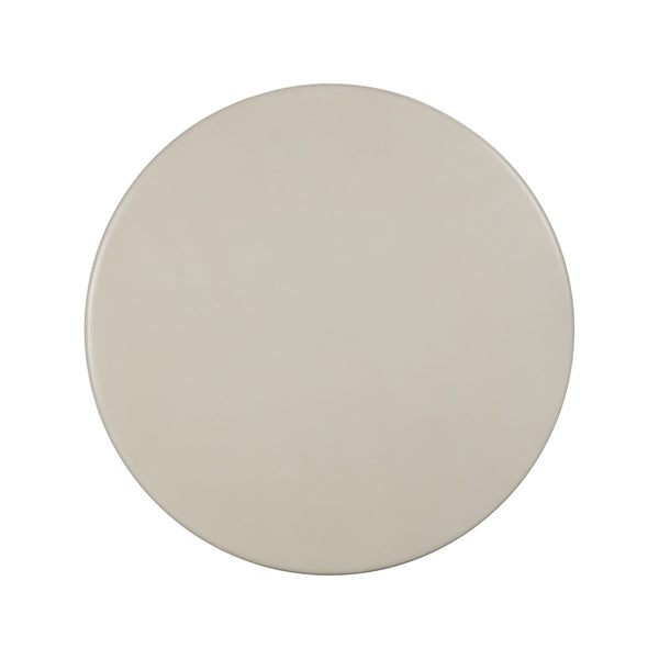 Fern Beige Textured Faux Plaster Concrete Indoor / Outdoor 47" Round Dining Table Model: TOV-O54277