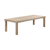 Cassie Natural Outdoor 108" Rectangular Dining Table Model: TOV-O54293
