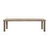 Cassie Natural Outdoor 108" Rectangular Dining Table Model: TOV-O54293