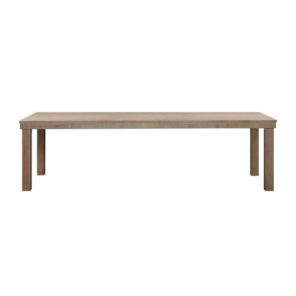 Cassie Natural Outdoor 108" Rectangular Dining Table Model: TOV-O54293