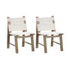 Cassie Cream Outdoor Dining Chair - Set of 2 Model: TOV-O54295