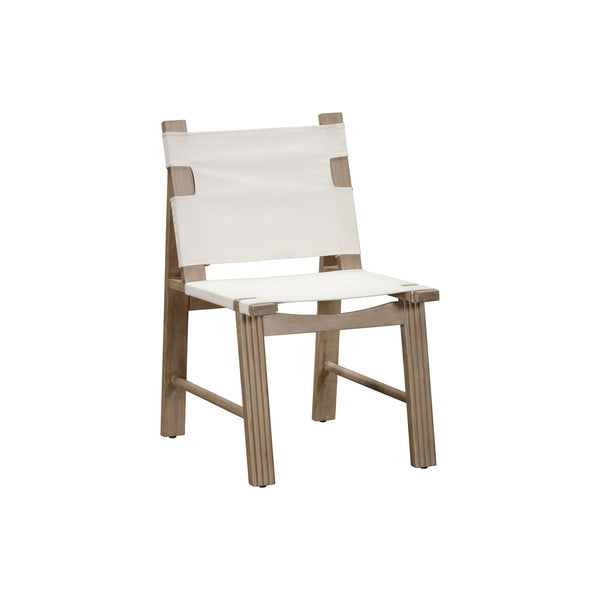 Cassie Cream Outdoor Dining Chair - Set of 2 Model: TOV-O54295