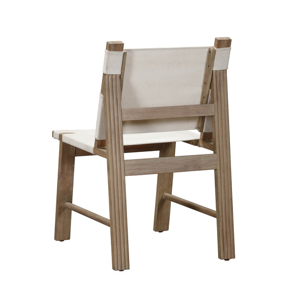 Cassie Cream Outdoor Dining Chair - Set of 2 Model: TOV-O54295