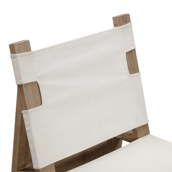 Cassie Cream Outdoor Dining Chair - Set of 2 Model: TOV-O54295