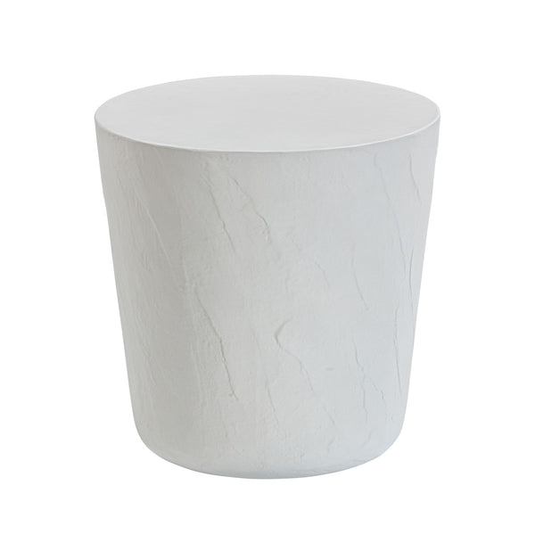 Margot Light Grey Faux Plaster Indoor / Outdoor Concrete Stool Model: TOV-O54298