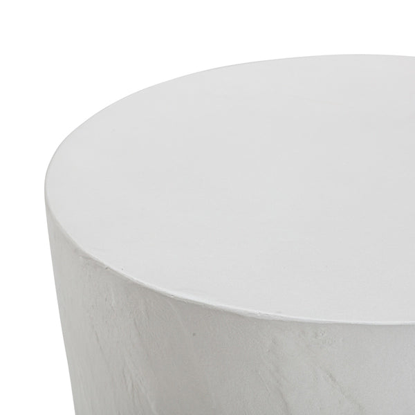 Margot Light Grey Faux Plaster Indoor / Outdoor Concrete Stool Model: TOV-O54298