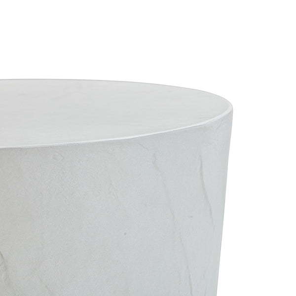 Margot Light Grey Faux Plaster Indoor / Outdoor Concrete Stool Model: TOV-O54298