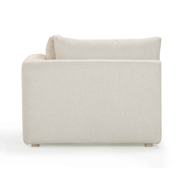 Hangover Cream Modular Outdoor Corner Chair Model: TOV-O54452
