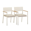 Sardinia Cream Outdoor Dining Chair - Set of 2 Model: TOV-O54461