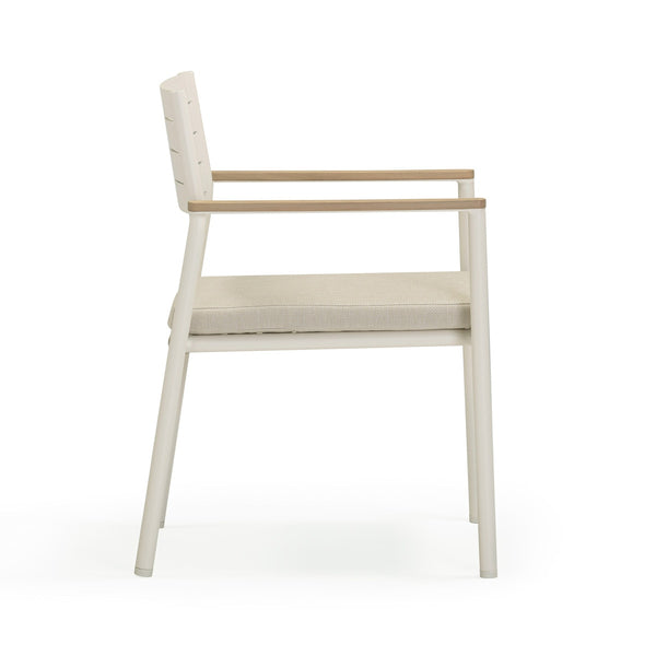 Sardinia Cream Outdoor Dining Chair - Set of 2 Model: TOV-O54461