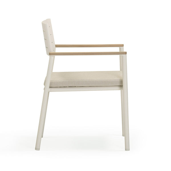 Sardinia Cream Outdoor Dining Chair - Set of 2 Model: TOV-O54461