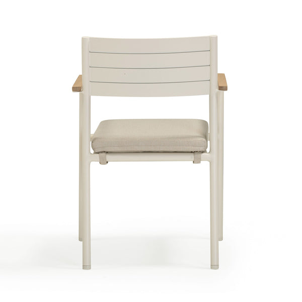 Sardinia Cream Outdoor Dining Chair - Set of 2 Model: TOV-O54461