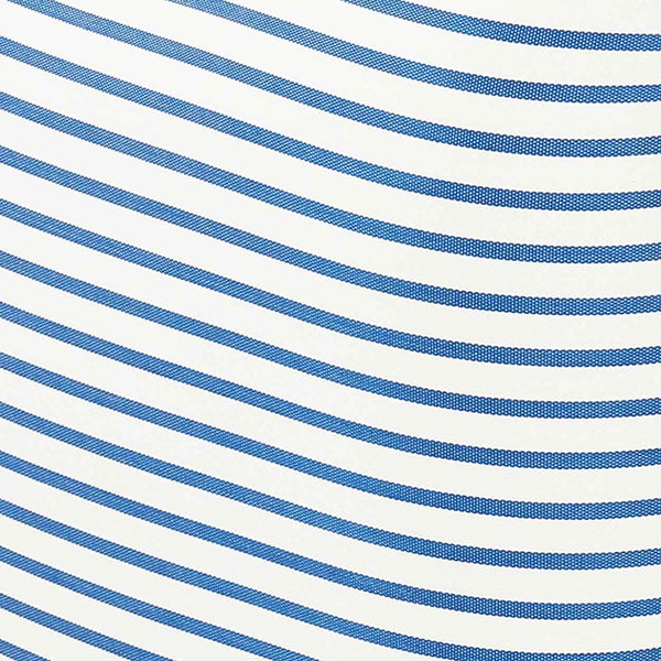 Saint Tropez Pearl and Blue Striped Stuffed Outdoor Armchair Model: TOV-O68849