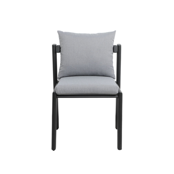 Nancy Grey Outdoor Dining Chair Model: TOV-O68853