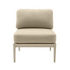 Kapri Taupe Modular Outdoor Armless Chair Model: TOV-O68892