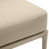 Kapri Taupe Modular Outdoor Armless Chair Model: TOV-O68892