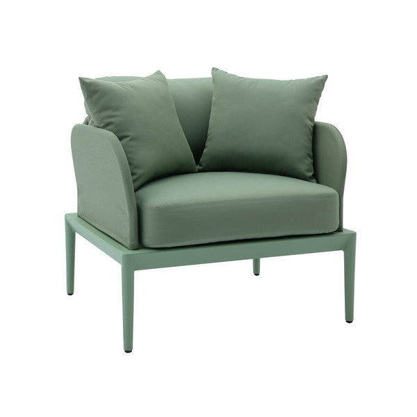 Kapri Moss Green Outdoor Armchair Model: TOV-O68894