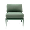 Kapri Moss Green Modular Outdoor Armless Chair Model: TOV-O68897