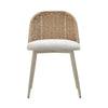 Alexa Cream Performance Fabric Outdoor Dining Chair Model: TOV-O68959