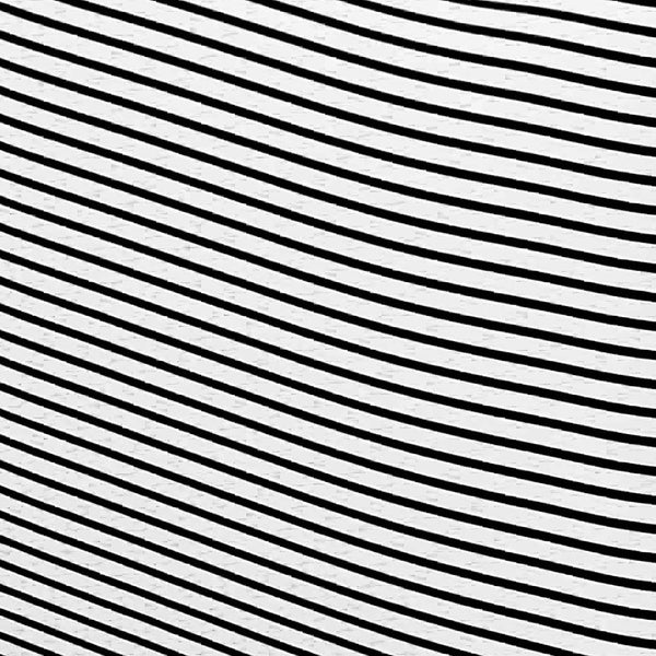 Saint Tropez Pearl and Black Striped Stuffed Outdoor Armchair Model: TOV-O68963