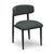 Annika Black Textured Outdoor Dining Side Chair Model: TOV-O69109