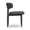 Annika Black Textured Outdoor Dining Side Chair Model: TOV-O69109