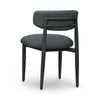 Annika Black Textured Outdoor Dining Side Chair Model: TOV-O69109