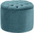 Queen Sea Blue Velvet Storage Ottoman Model: TOV-OC144