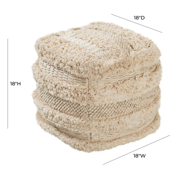 Yorba Cotton Pouf Model: TOV-OC18252