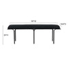 Bryn Black Bench Model: TOV-OC18495
