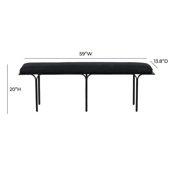 Bryn Black Bench Model: TOV-OC18495