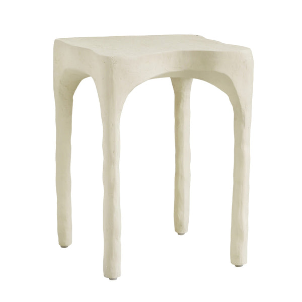 Skully Cream Textured Side Table Model: TOV-OC18622