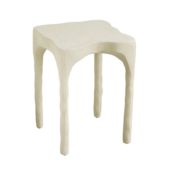 Skully Cream Textured Side Table Model: TOV-OC18622