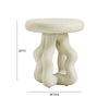 Maddie Cream Textured Side Table Model: TOV-OC18623